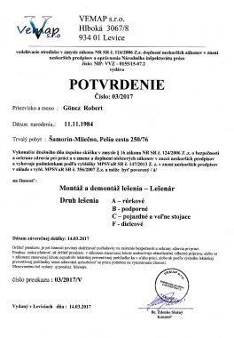 Montáž a demontáž lešenia - Lešenár (3)