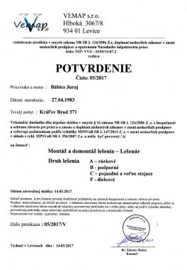 Montáž a demontáž lešenia - Lešenár (5)