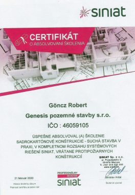 Siniat 2020 Robi